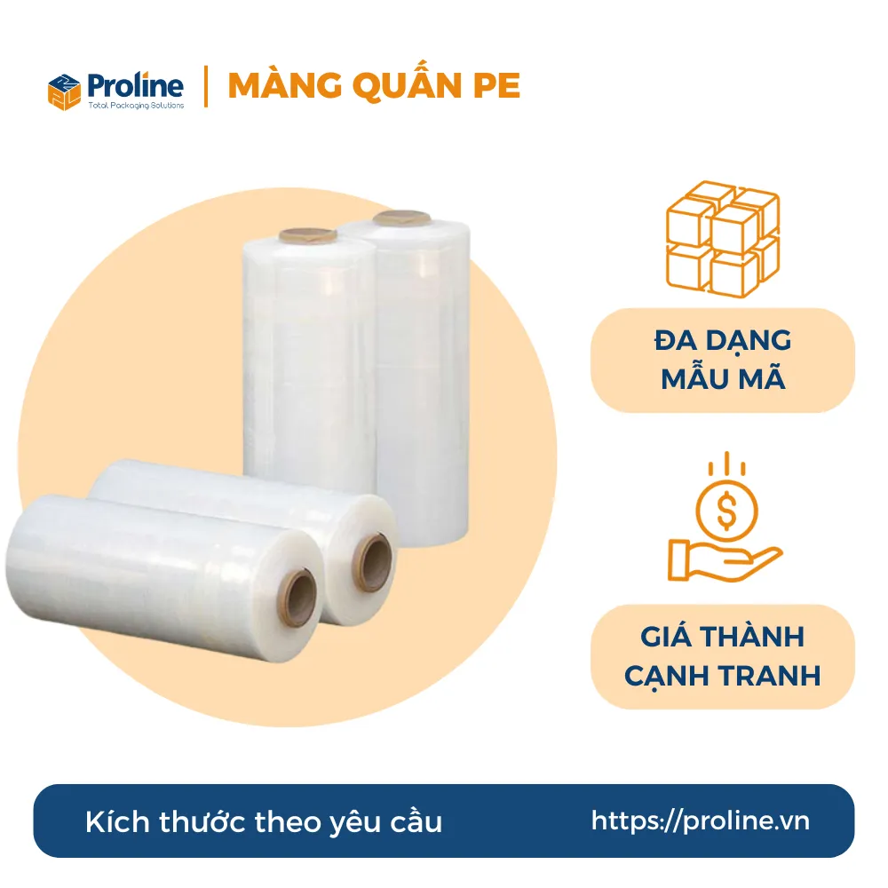 Lợi ích của màng PE đối với doanh nghiệp và hàng hóa