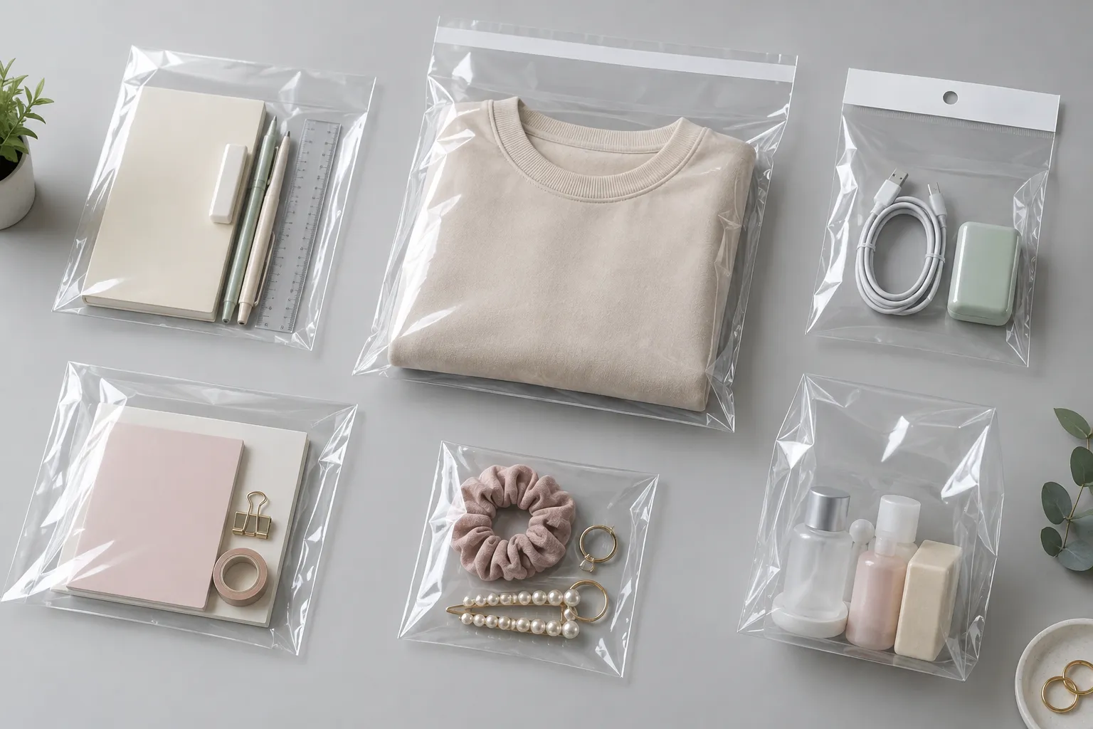 Túi OPP đựng quần áo: Cách chọn túi cho shop thời trang