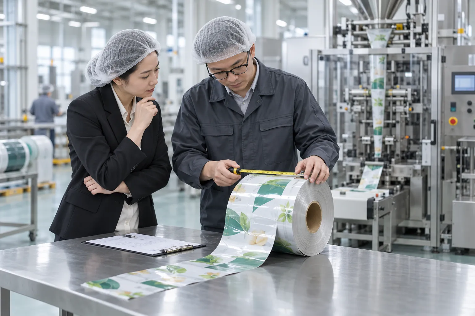 Màng cuộn bao bì đóng gói tự động: 8 thông số cần gửi để báo giá
