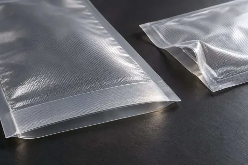 Minh họa vùng miệng túi phẳng và mẫu có nếp gấp để chuẩn bị kiểm tra đường hàn